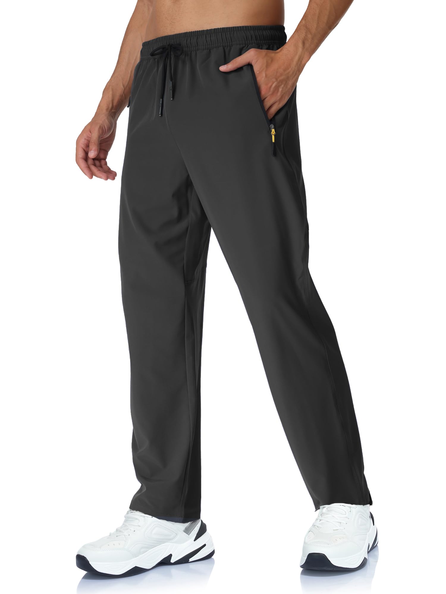 Rapoo Mens Lightweight Hiking Pants Quick Dry Stretch Joggers for Running Workout Casual