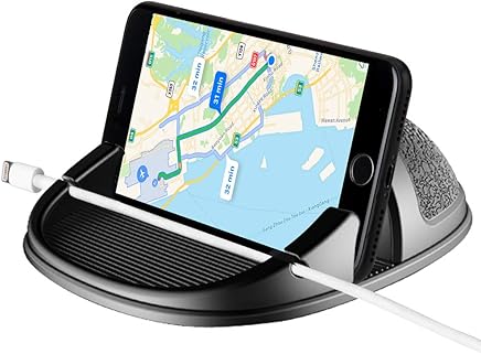 Beeasy Soporte M?vil Coche,Universal Soporte Tel?fono para Auto Phone Holder Car Mount Antideslizante Salpicadero para iPhone XS MAX X XR 8 7 6 6S Plus Samsung Galaxy/Huawei/OnePlus/Sony Xperia