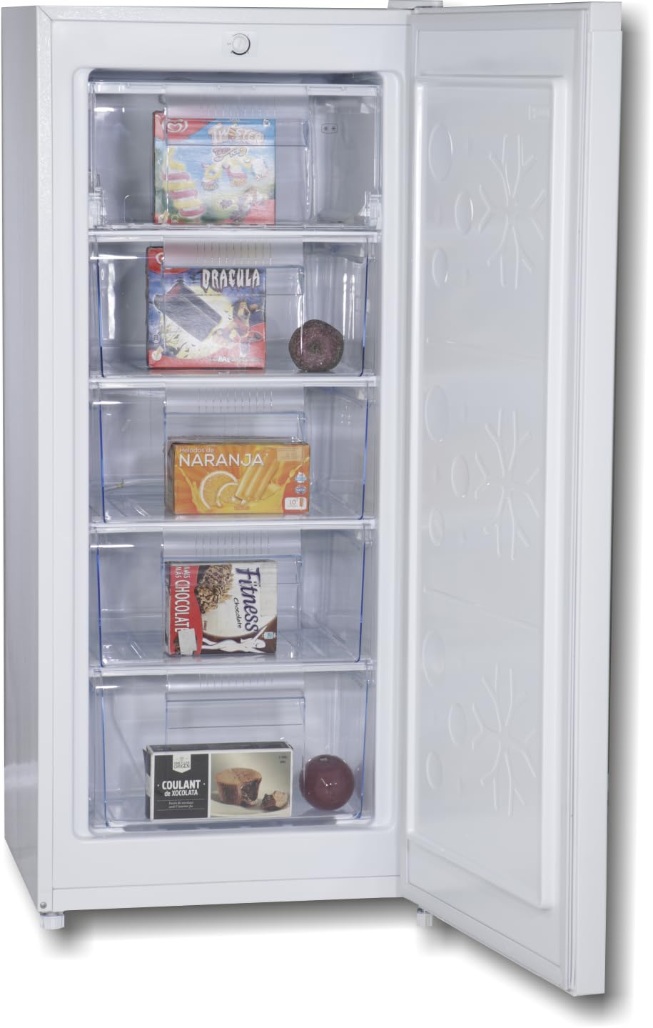 Congelador Vertical Rommer CVE 44, Capacidad 168 Litros, Color Blanco