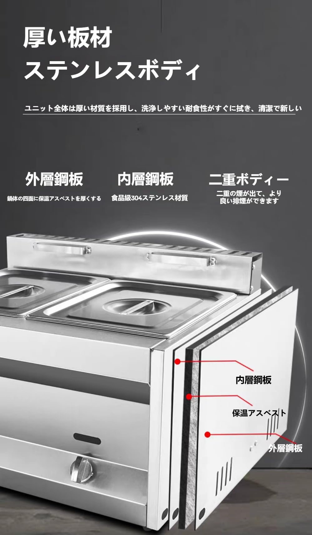Amazon.co.jp: Dazzix業務用フライヤー LPガスフライヤー 卓上