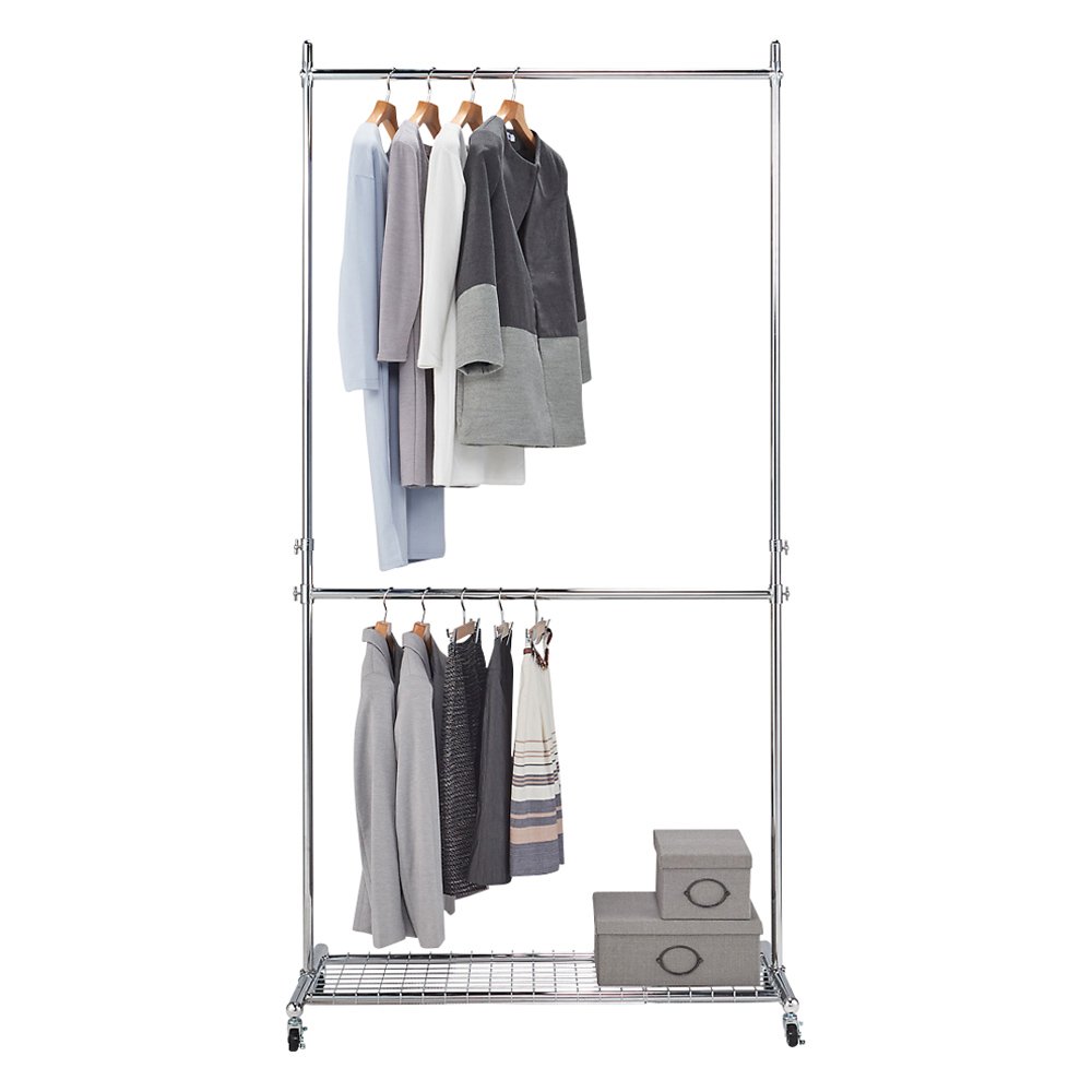Amazon｜ディノス 衣類収納 ハンガーラック パイプハンガー プロ仕様