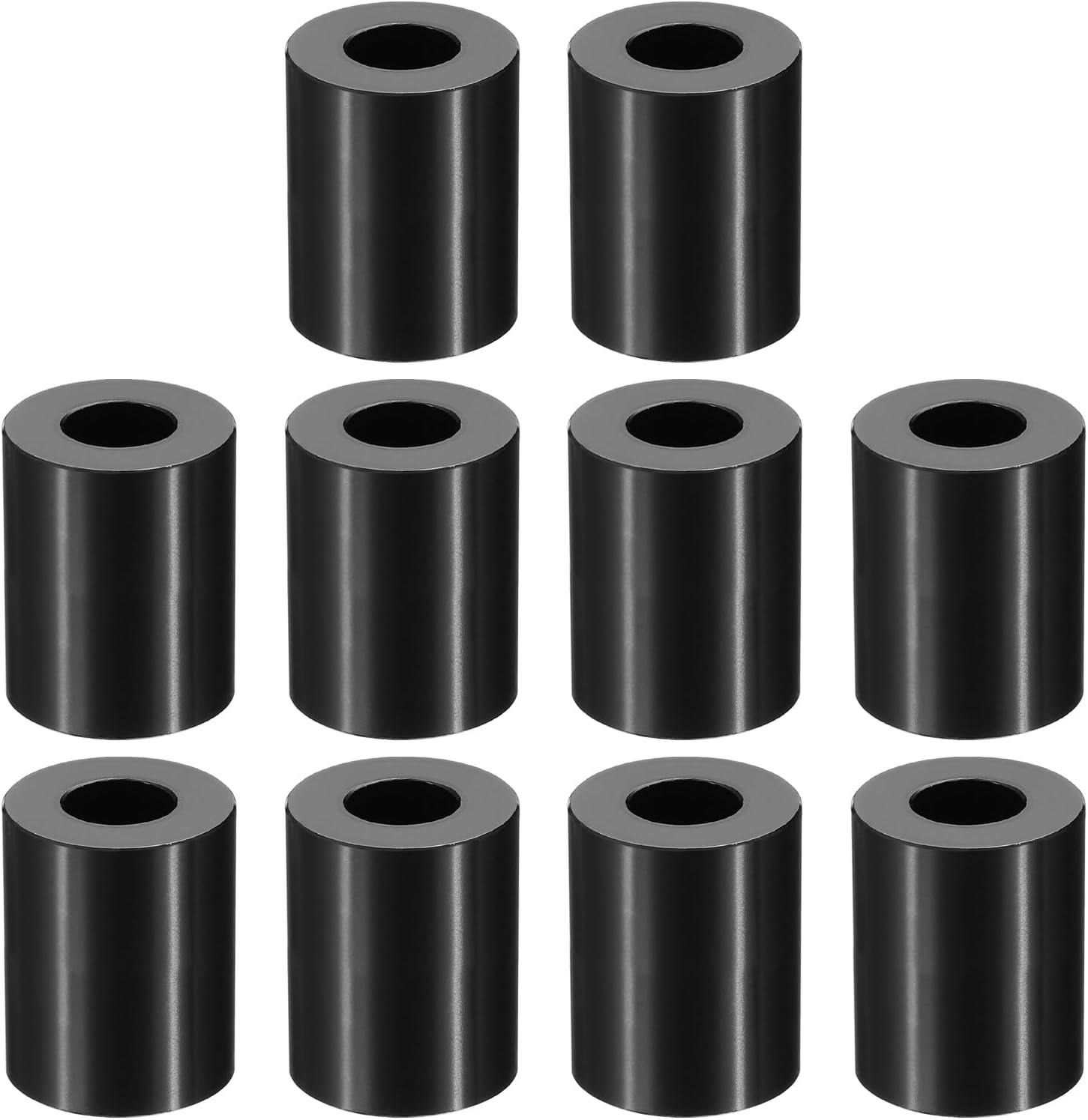 PATIKIL M12 Aluminum Spacers, 10 Pcs Metal Spacer Aluminum M12 x 1" OD x 1-1/2" L Aluminum Spacer Screw Standoff Round for 1/2" or M12 Screw Bolts