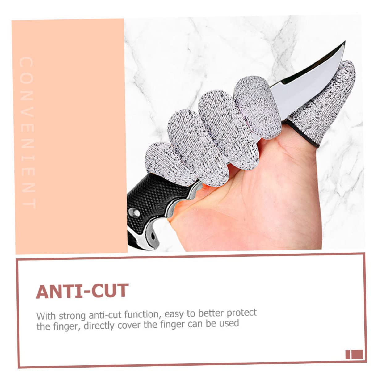 STOBAZA Protector 3 Pack Reusable Cut Resistant Gloves for Crafting and Gardening