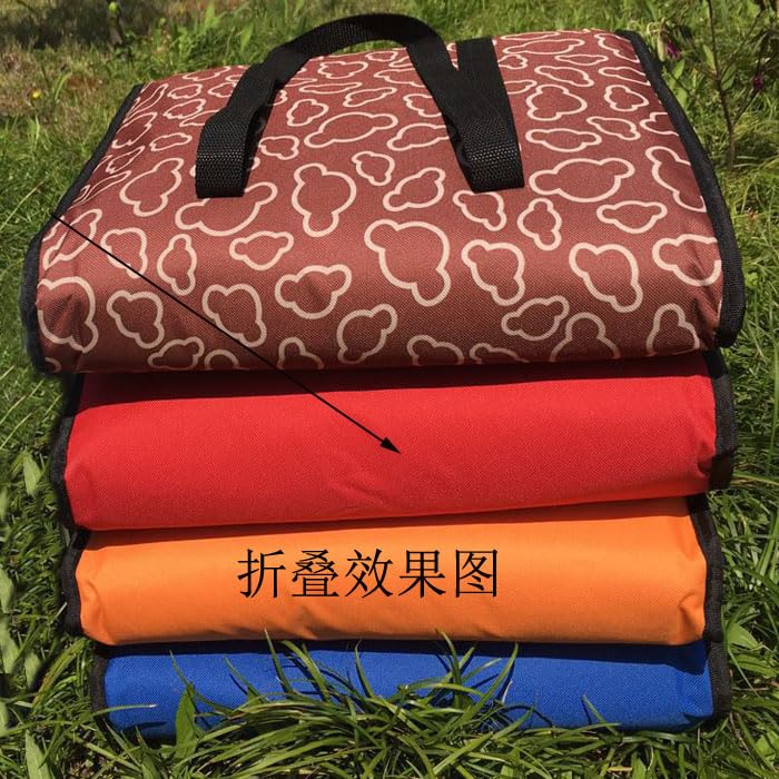 Bolsa de entrega de alimentos Bolsa térmica grande for pizza de 14 pulgadas Bolsa térmica gruesa Bolsa de almacenamiento de pizza aislada Contenedor de entrega de alimentos frescos 45x45x40 cm ( Color