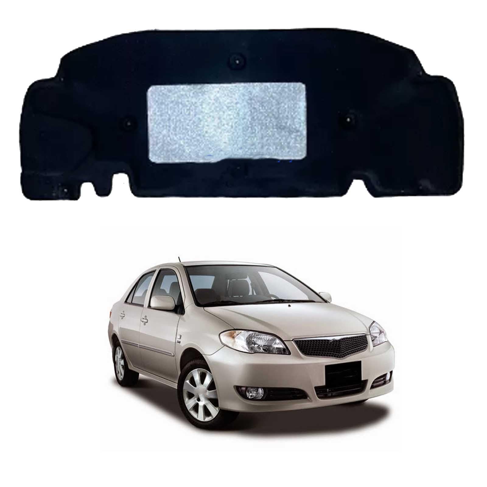 Almohadilla aislante de motor para Toyota Vios 03-07: adiós al ruido y al calor en tu capó