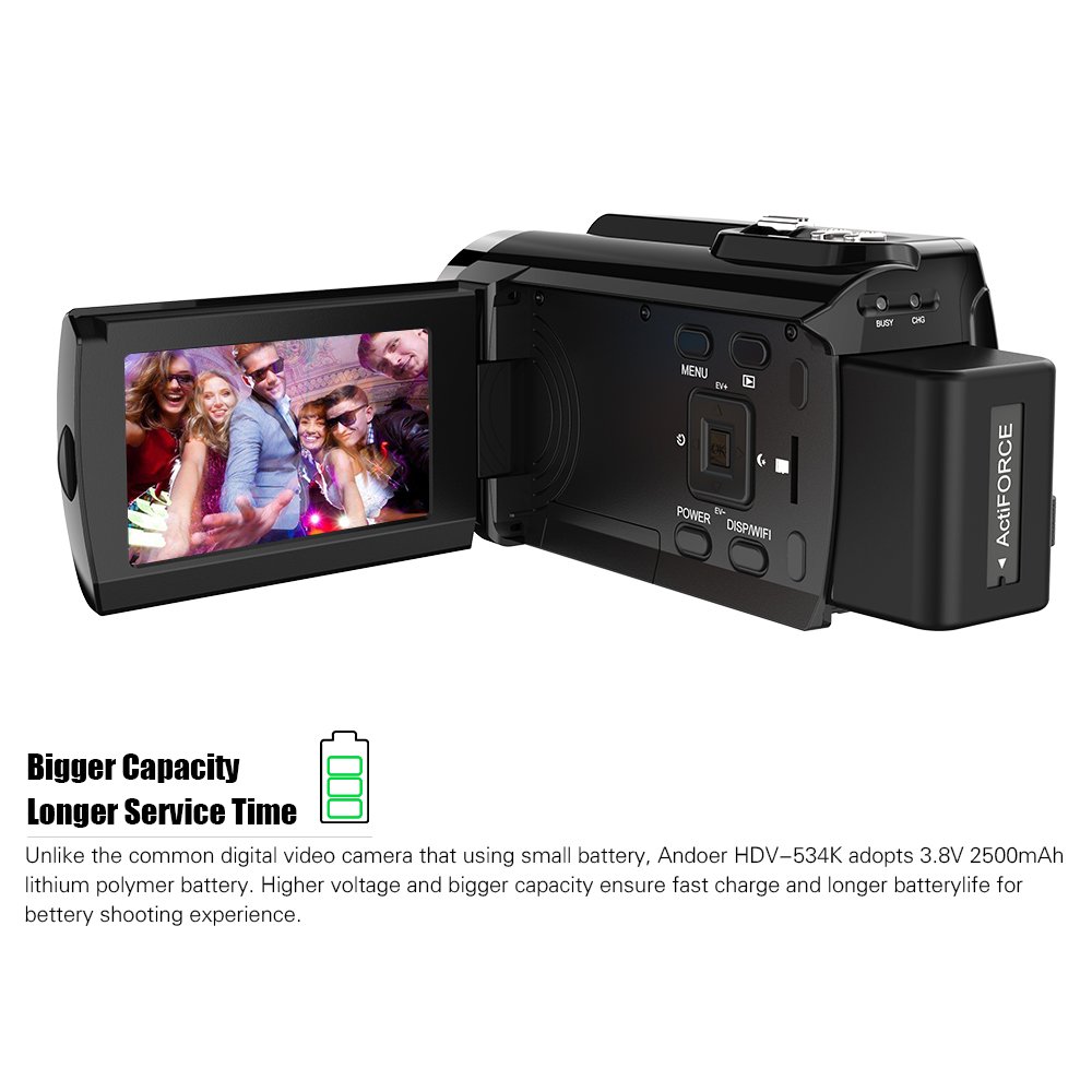 Buy Andoer HDV-534K 4K 48 MP WiFi Digital Video Camera