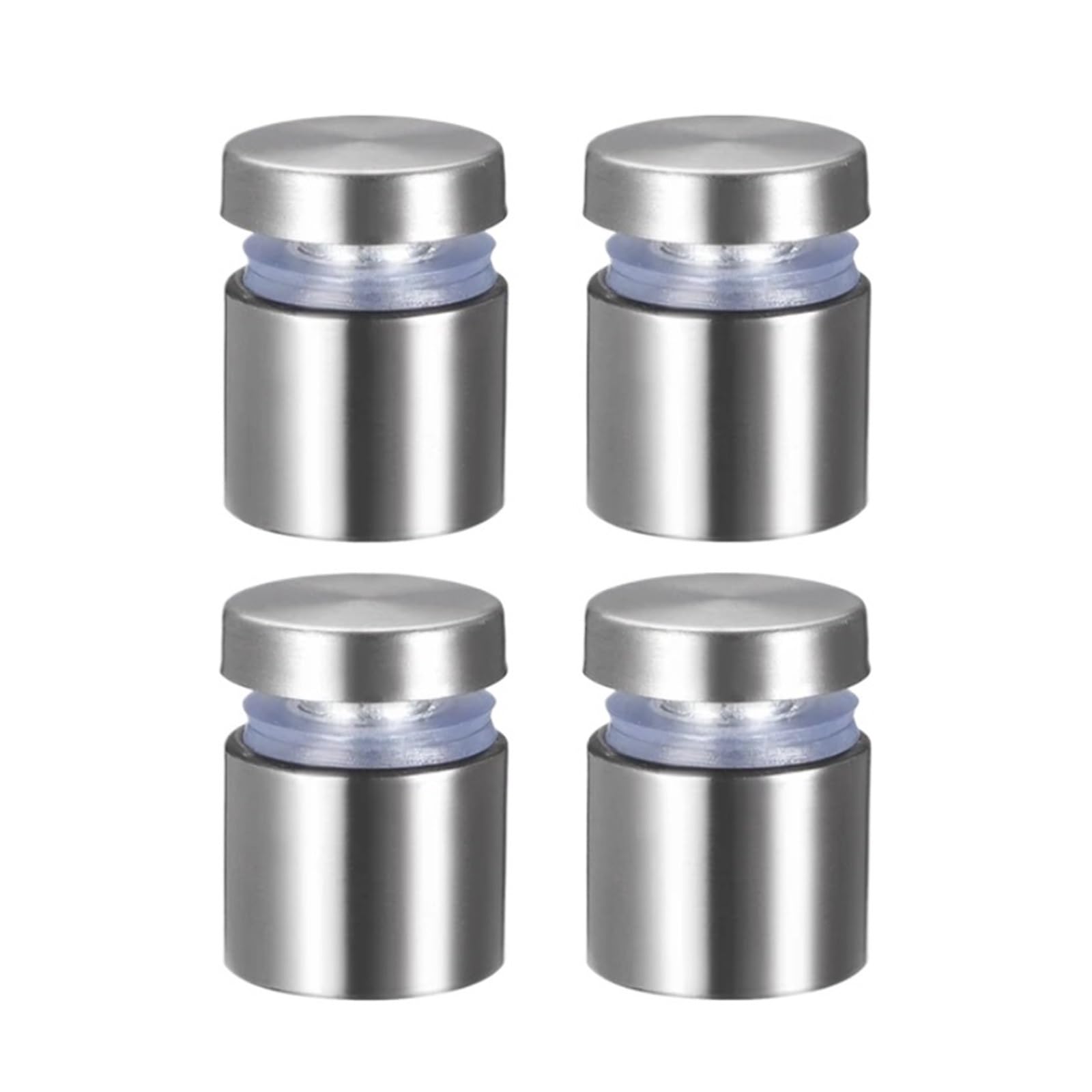 soporte de tornillo publicitario, 40/50 PCS Señal de acero inoxidable Separador Espejo Tornillos Fijaciones 12x20mm