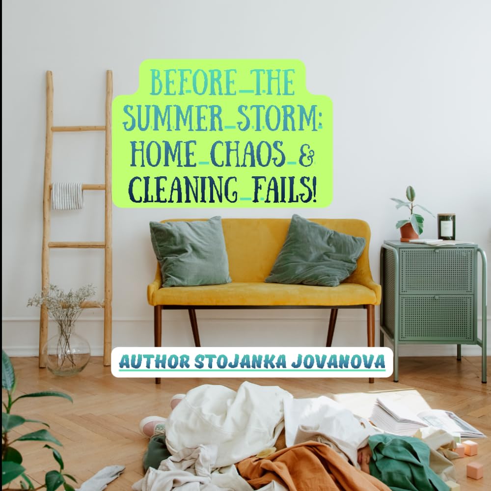 Before the Summer Storm: Home Chaos & Cleaning Fails: Relatable Everyday Mess, Cleaning Fails, and Humorous Chaos Scenes for Relaxation and Mindful Coloring for Adults