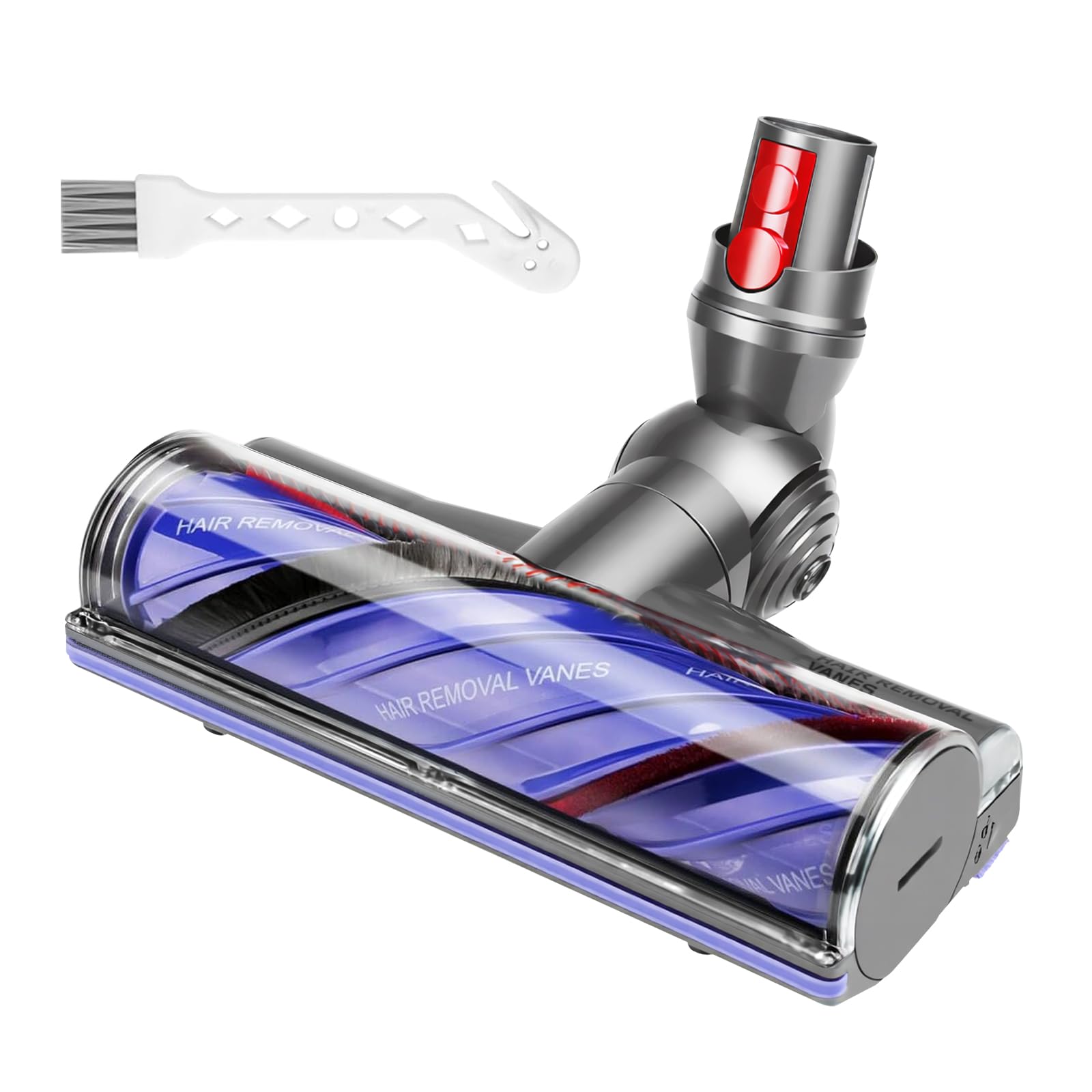 Lemige V9 V12 - Cabezal de aspiradora de repuesto para Dyson V9 V12 Digital Slim | Upgrade V9 Motorbar V12 Detect Slim SV18 - Accesorios para aspiradora inalámbrica de liberación rápida Motorhead antienredos