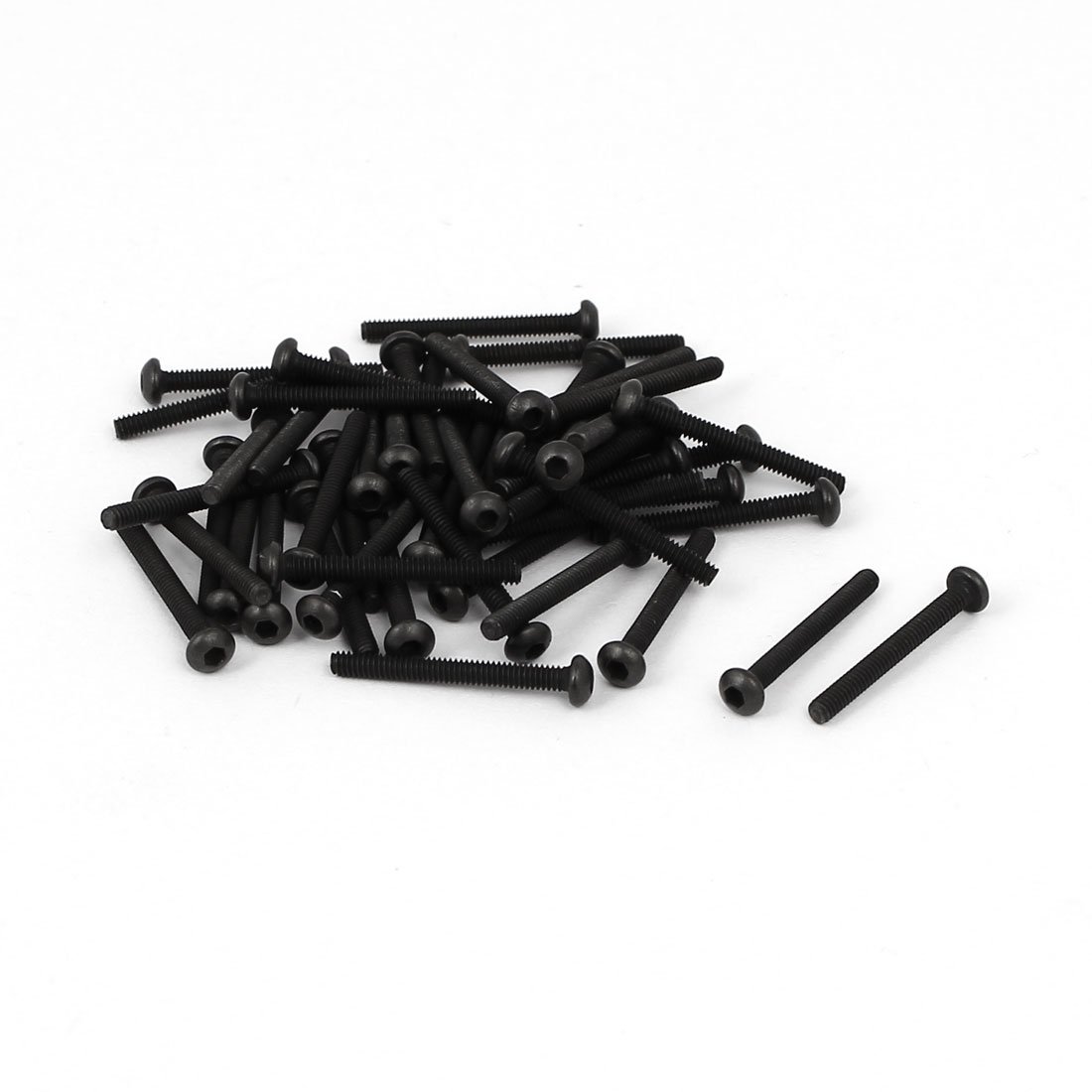 50 Vis Boulon M2x10mm Tête Hexa Acier 10.9 Uxcell - Neuf