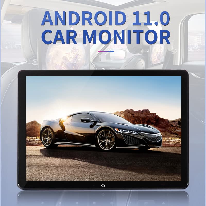 Set 2X Auto Kopfstützen Monitor 12" Touchscreen Android Bluetooth WiFi 4G LTE