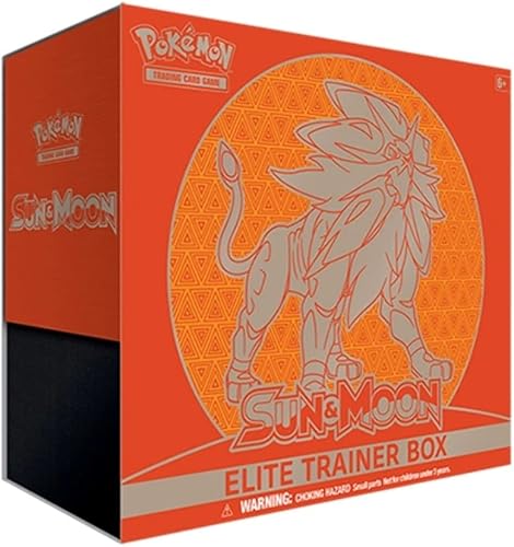 Caja de entrenamiento Sun  Moon Elite de Pokémon legendarios Solgaleo o Lunala el color puede variar