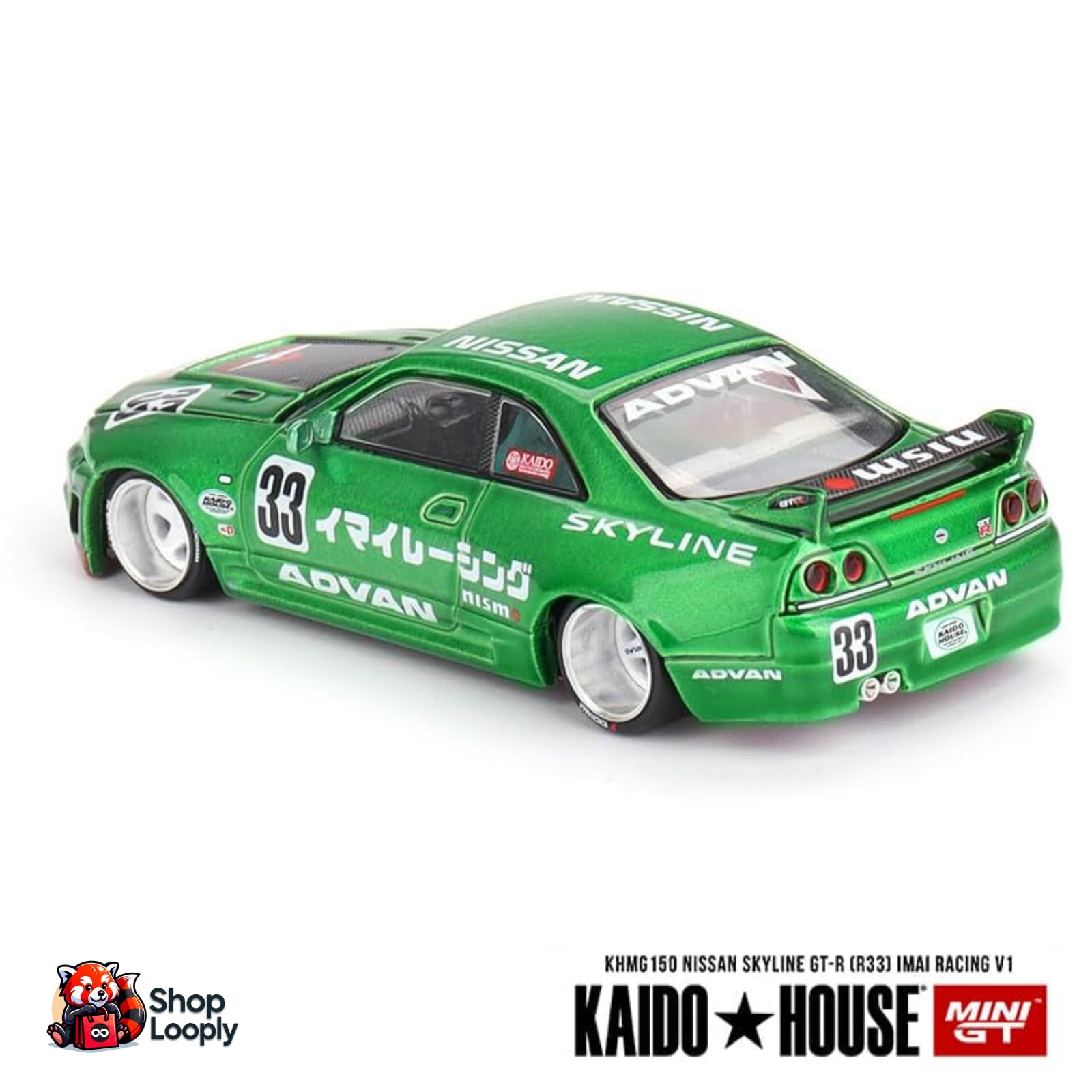 KAIDO★HOUSE MINI GT GT‐R R33 KAIDO WORKS Kaido House + Mini GT 1:64 Nissan Skyline GT-R (R33) Kaido