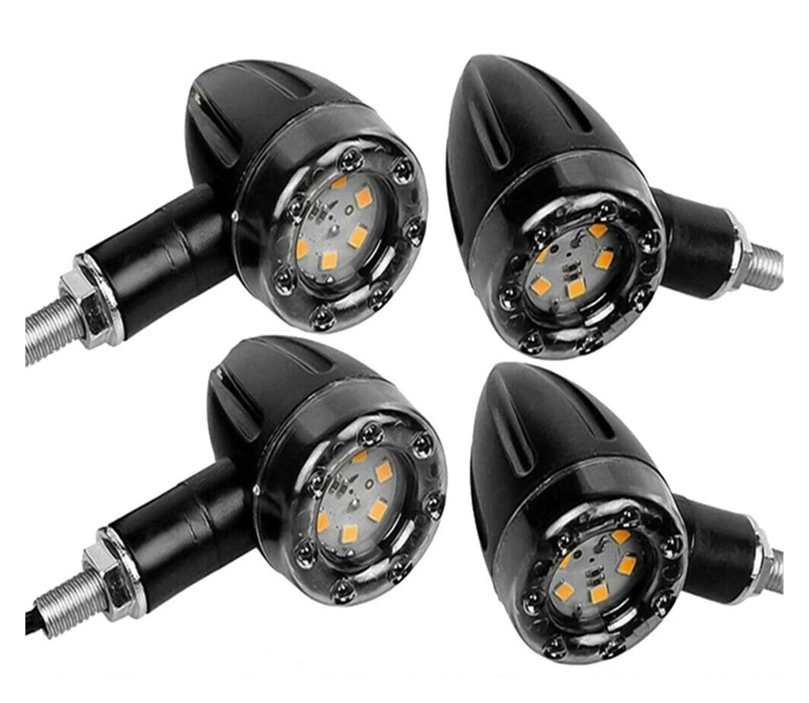 Clignotant de Course Frein à LED Moto 4 pièces Clignotant