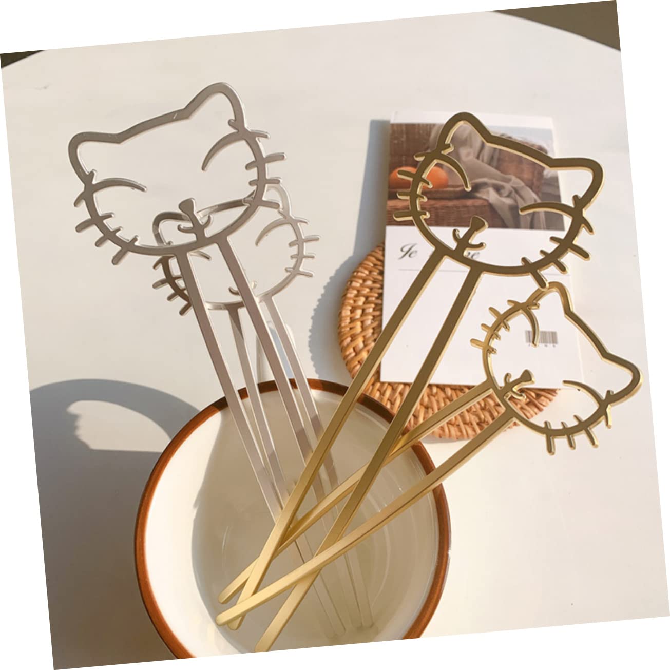 DOITOOL 12stücke Teiliges Haarschmuck Für Frauen Cat Hair Stick Lovely Haarnadeln Für Hochsteckfrisuren Stabil Und Langlebig Für Partys Und Alltagsanwendungen
