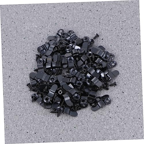 Image of Housoutil 3sets Elegant Photo Frame Arch Shape Back Plates Metal Melon Nail Locks for Wall Hanging Home Decor 200pcs*3
