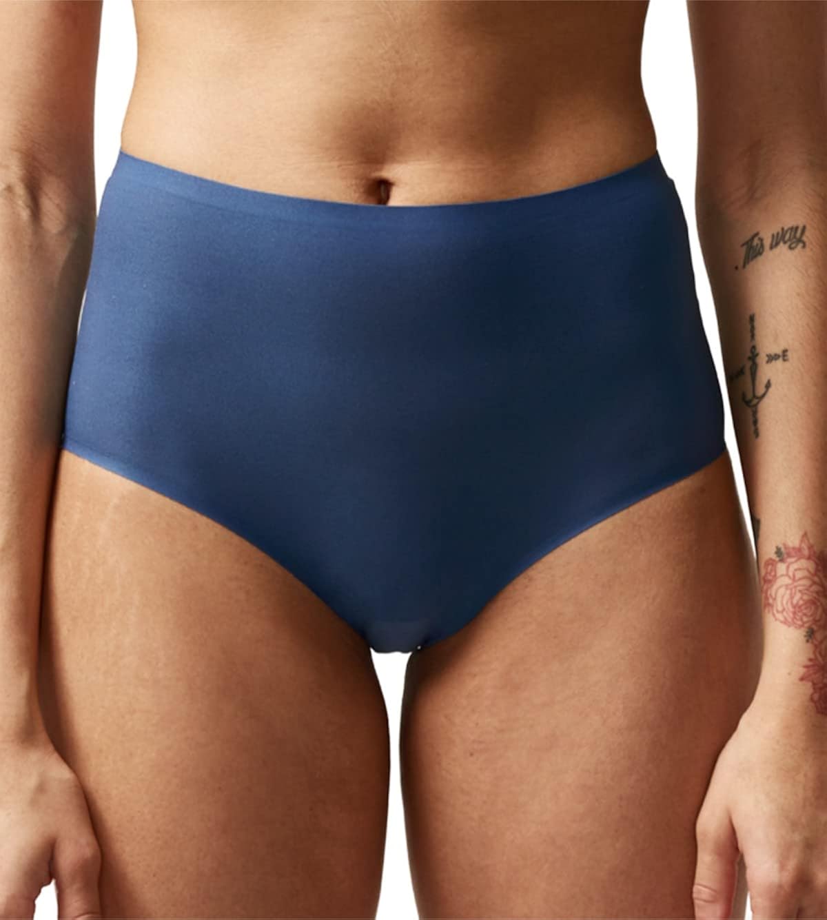 Chantelle SoftStretch Taillenslip, Bragas Mujer, Azul, Talla única