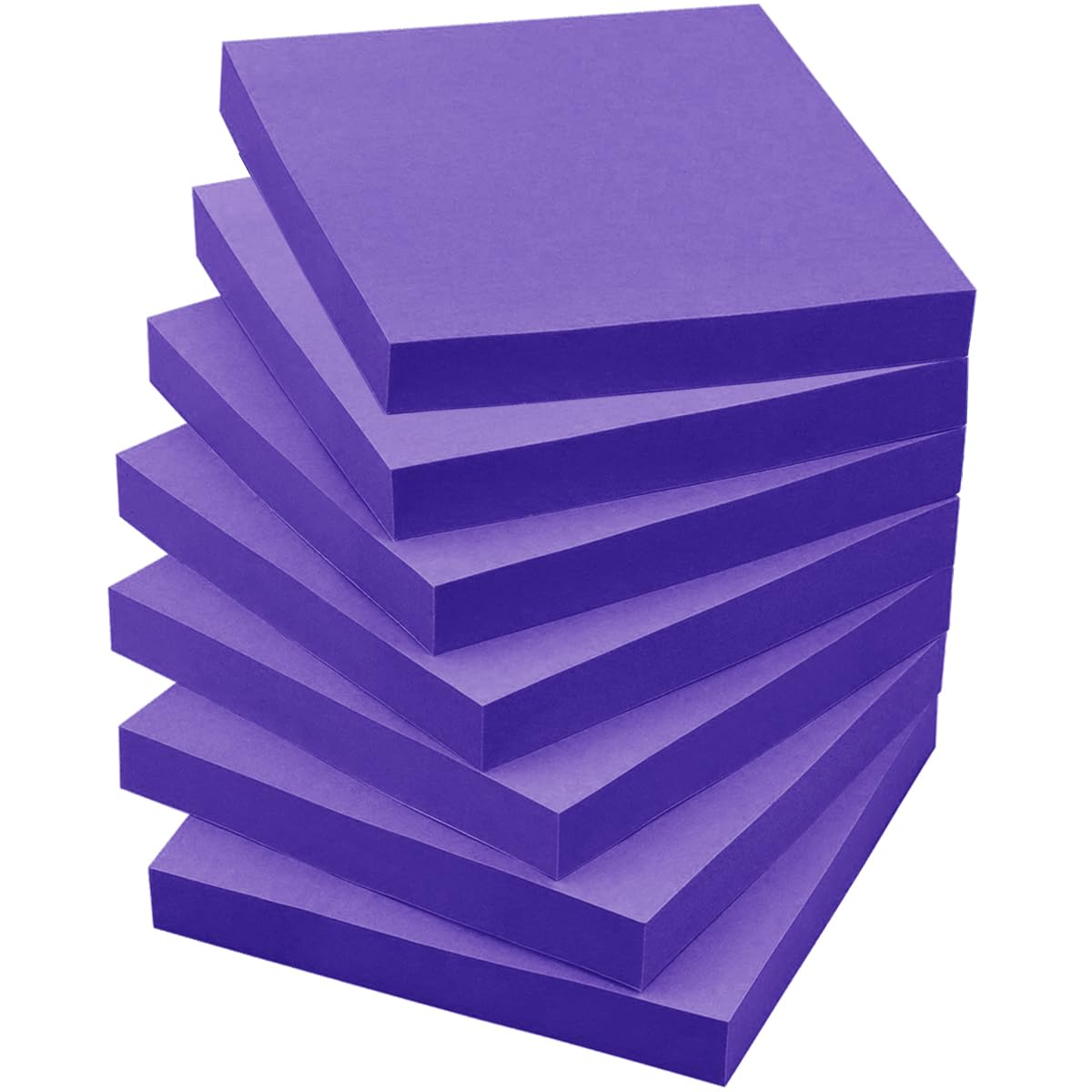 Amazon.co.jp: 7冊*100枚(7色から選べます) 75x75mm 付箋