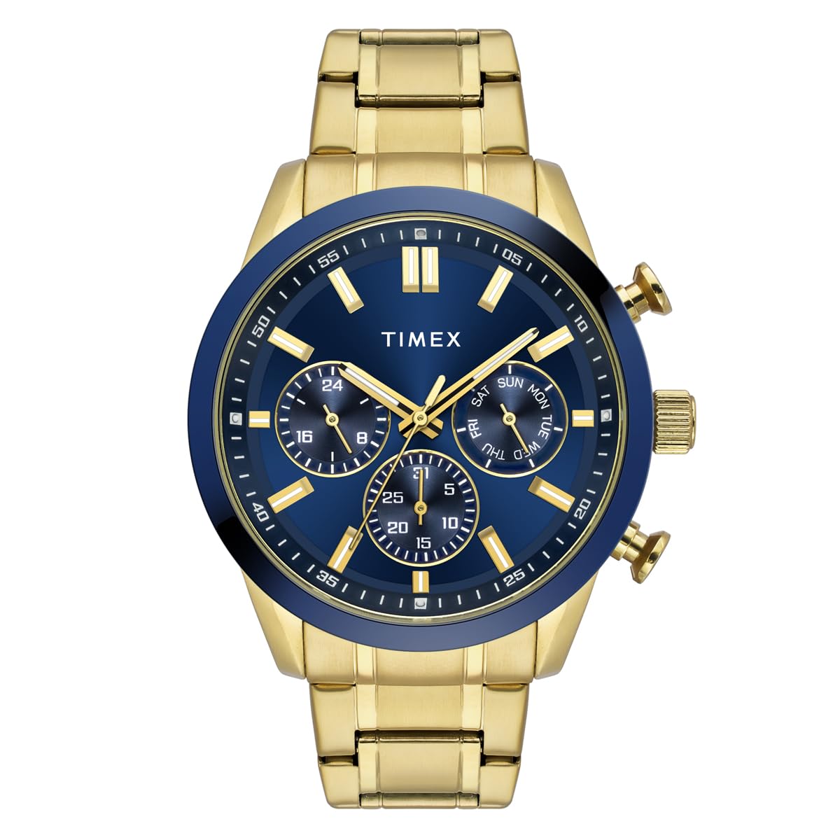 timex Analog Watch for Man with Round Dial & Water Resistant Men's Wrist Watches-picture-25