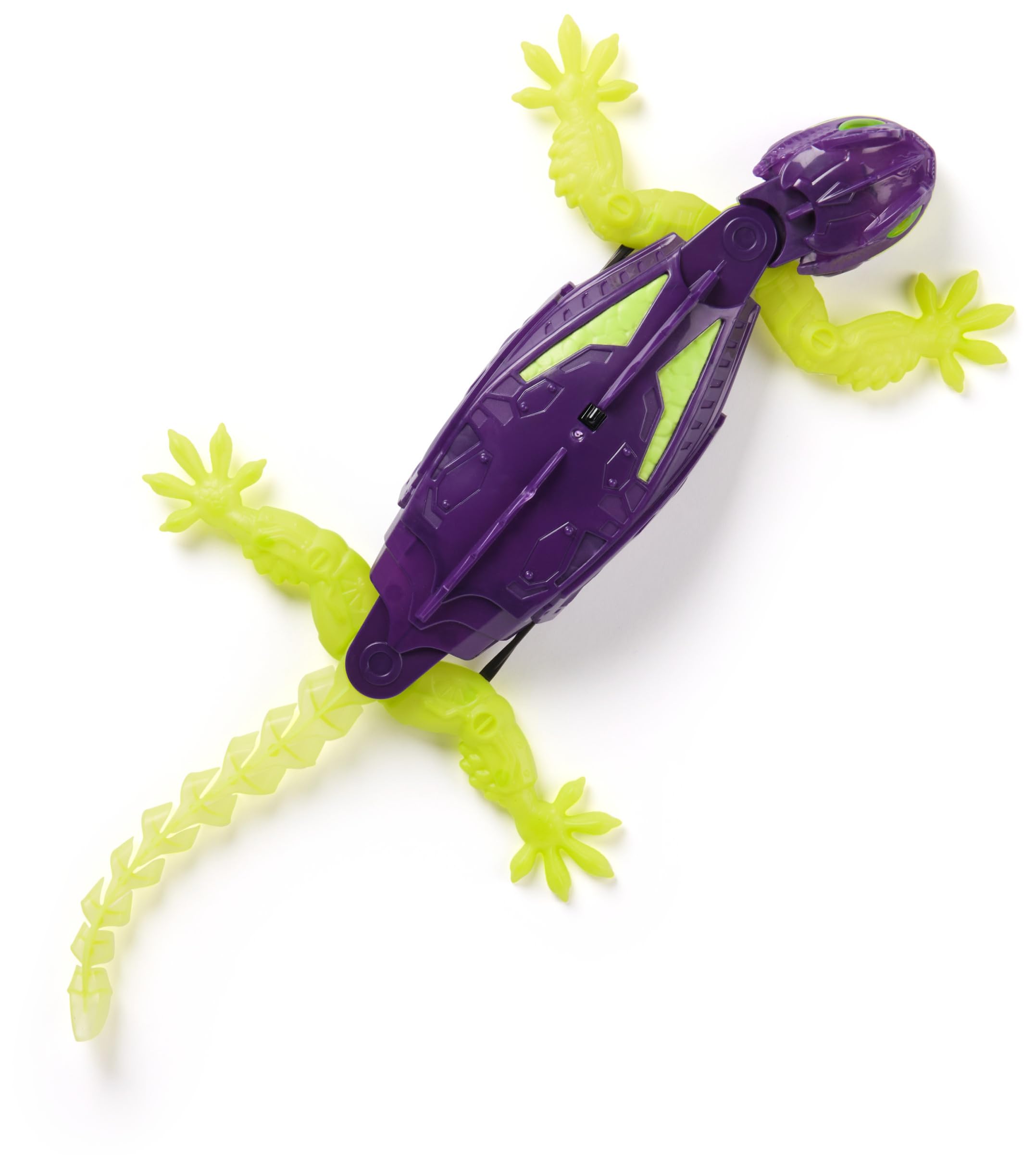 HEX BOTS Glow-in-The-Dark Gecko, Robot Radiocomandato Ricaricabile, Giocattolo Che Si Arrampica sulle Pareti, Fluorescente al Buio, 4+ Anni, Multicolore, 6075451