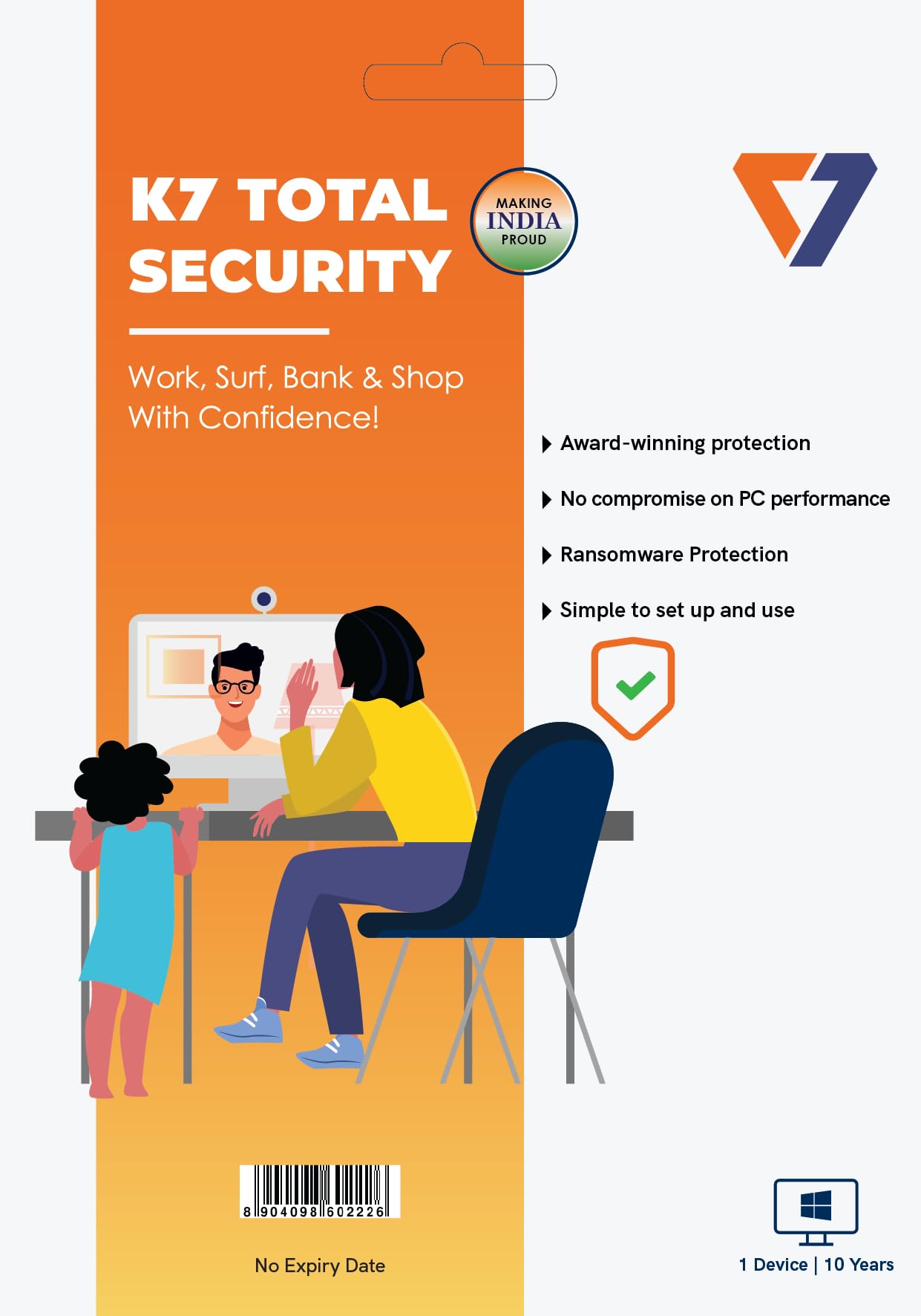 K7 Total Security Antivirus | 1 User 10 Years | Anti-Ransomware, Web Protection, Wi-Fi Security Advisor | Windows Desktop, Laptop, PC| Email Delivery in 2 hours-picture-23