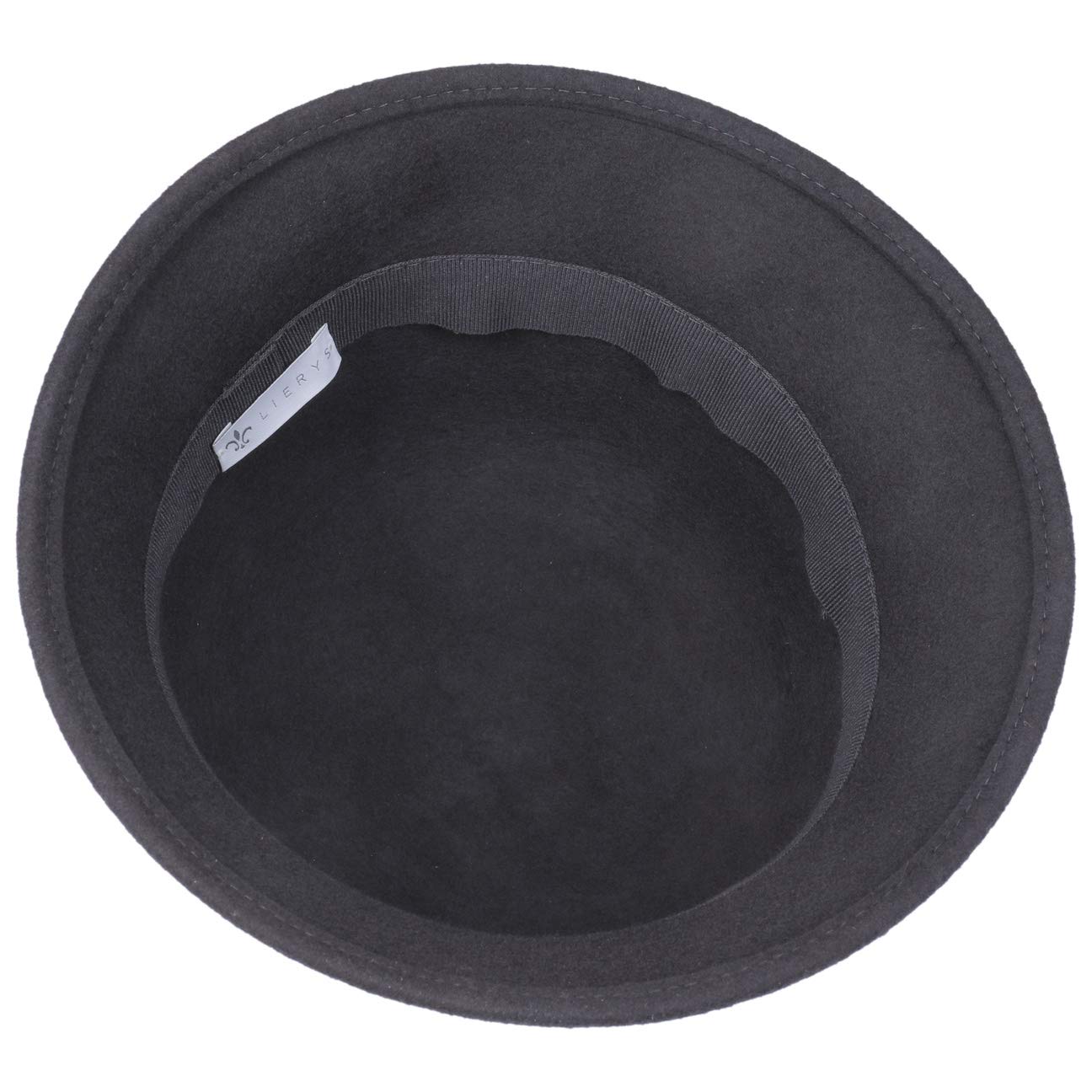 LIERYS Glockenhut Damen Made in Italy Filzhut 100% Wolle Handmade Ripsband Schleife Herbst Winter