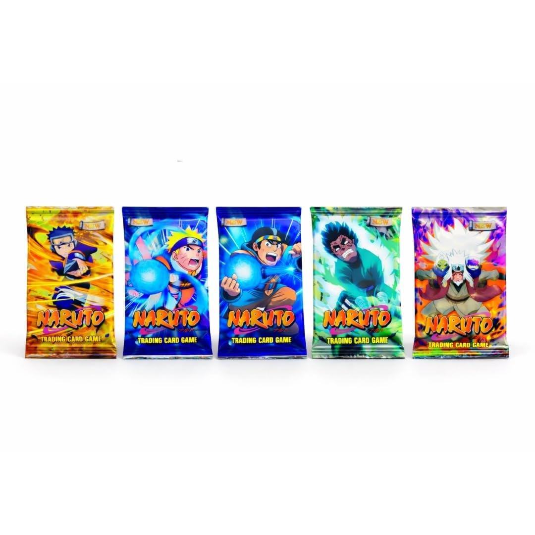 Fasmart Naruto Trading Card Game Booster Pack Bundle, Anime