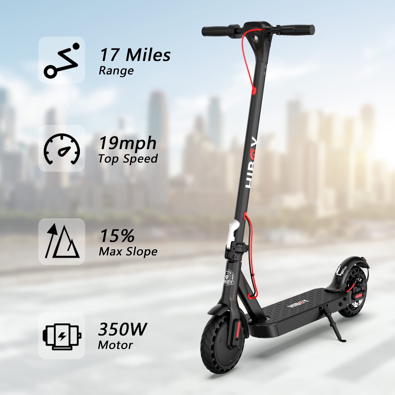 Buy Hiboy KS4 Electric Scooter Big Unique Display, 19 mph & 17 Mile