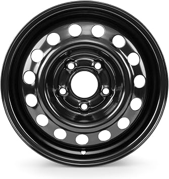 New 15 inch rim for Nissan NV200 2013-2021, Painted Black Steel replacement wheel Rim - OE Direct Replacement 15x5.5" set of 1