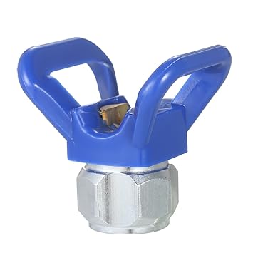 Festnight Nozzle Guard Spray Gun Flat Tip Paint Accessory Airless Universal Tool - Blue