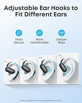 soundcore AeroFit 2 by Anker, Open-Ear Headphones, Adjustable Ear Hooks, Secure Fit, Instant AI Translation, Rich Bass, Hi-Res, 42H Playtime, Bluetooth 5.4, IP55, AI Clear Calls, Wireless Charging