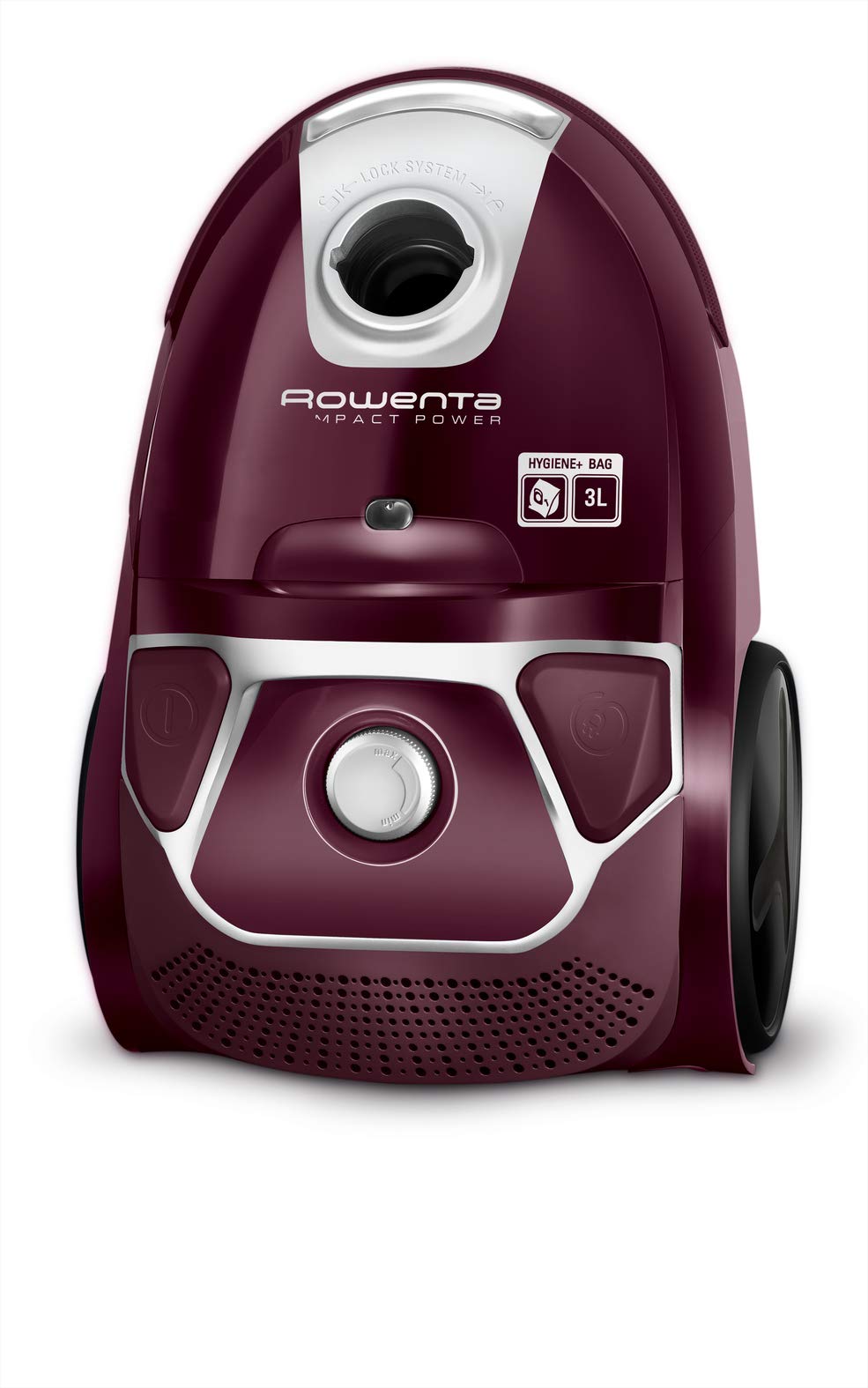 Rowenta Compact Power Morado RO3969EA - Aspirador trineo con bolsa de alta filtración y filtro permanente gran eficiencia, depósito de 3 L (Reacondicionado Certificado)