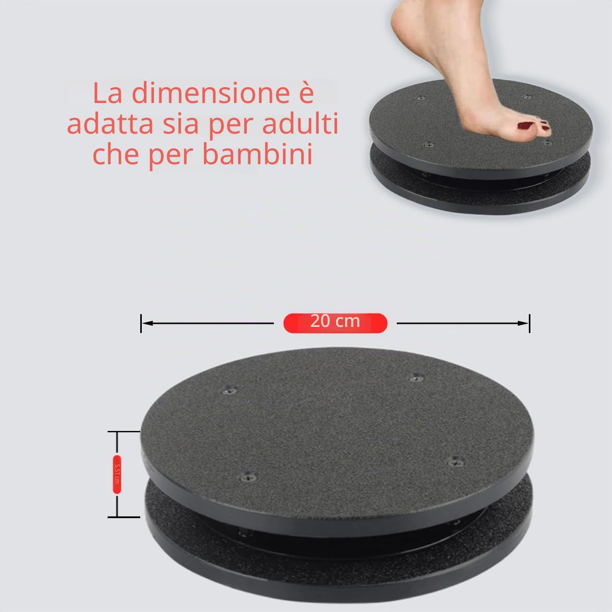 TIZYFF Pattinaggio artistico Spinner – aiuto per l'allenamento per pattinatori, ginnastica, danza e balletto Pirouette Metal Eight Spin Trainer.