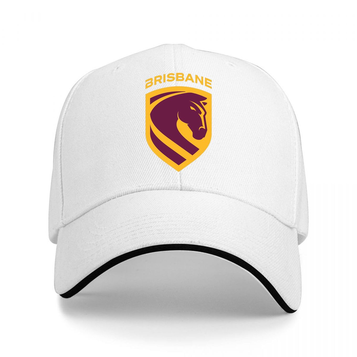 Inwedbw Brisbane Broncos White Unisex Adjustable Baseball Cap