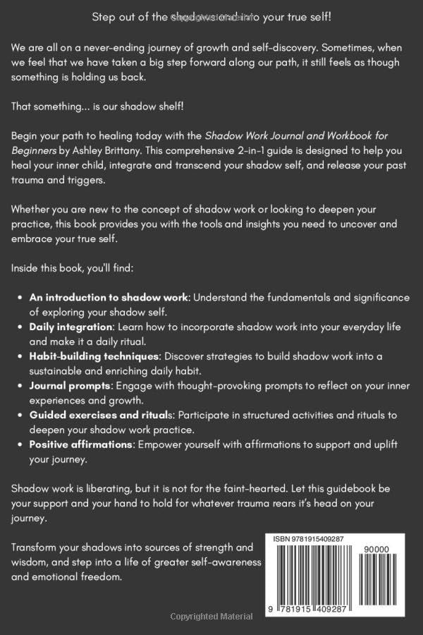 Shadow Work Journal and Workbook for Beginners: A Guide to Heal Your Inner Child, Integrate and Transcend Your Shadow, and Release Past Triggers | ... and Affirmations (Astrology For You) - Paperback thumbnail