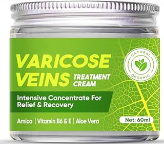 Varicose Veins Treatment for Legs, Varicose Veins Treatment Cream Improves Blood Circulation, Reduces Varicose Veins and Heaviness, 60 ML