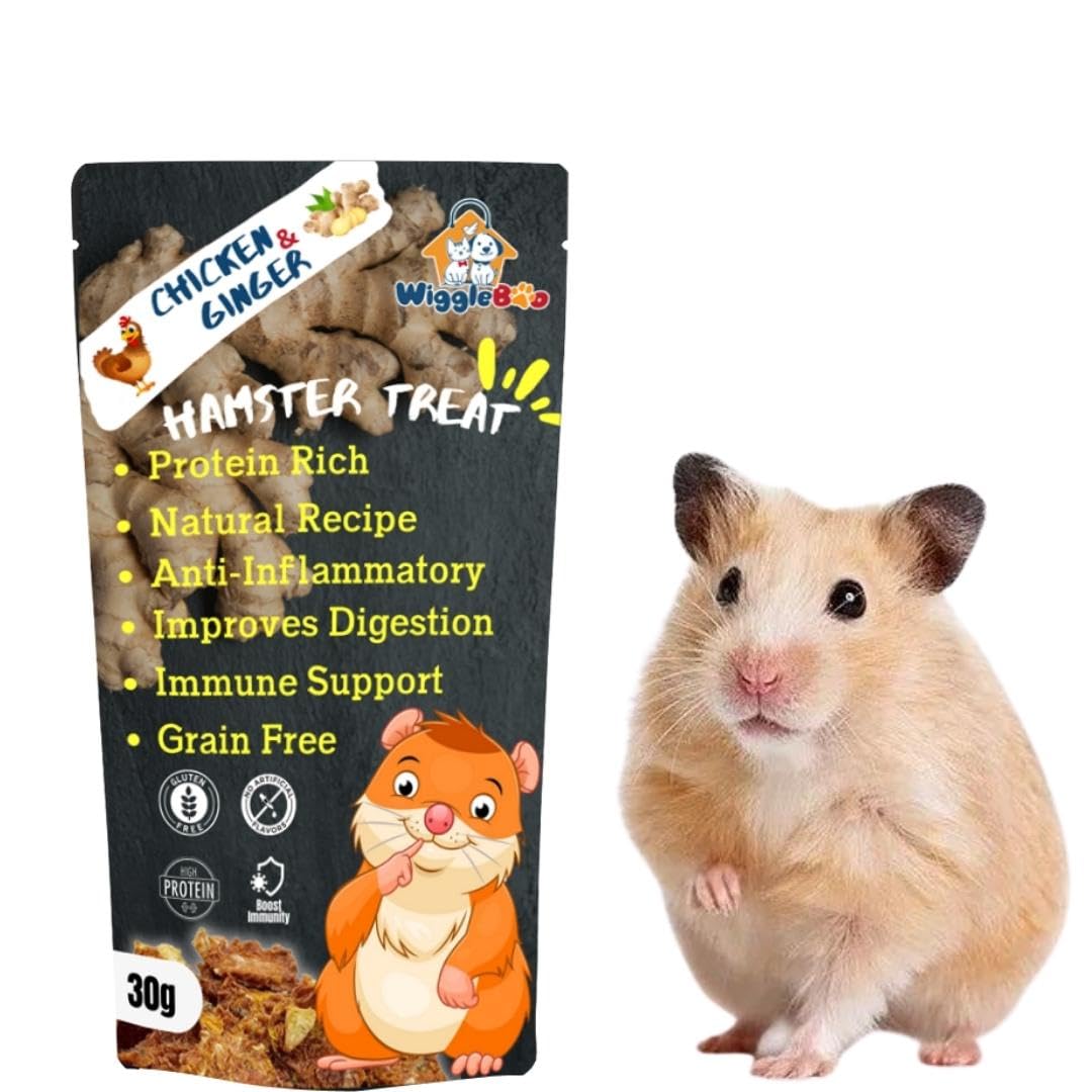 See full amazon price history chart for WiggleBoo Chicken & Ginger Hamster Treat | Travel Friendly Pack | Protein Rich | Anti-Inflammatory | Crunchy Healthy Snacks | 30g WiggleBoo Chicken & Ginger Hamster Treat | Travel Friendly Pack | Protein Rich | Anti-Inflammatory | Crunchy Healthy Snacks | 30g (B0BB6VG7H9) Amazon Price History, Amazon Price Tracker