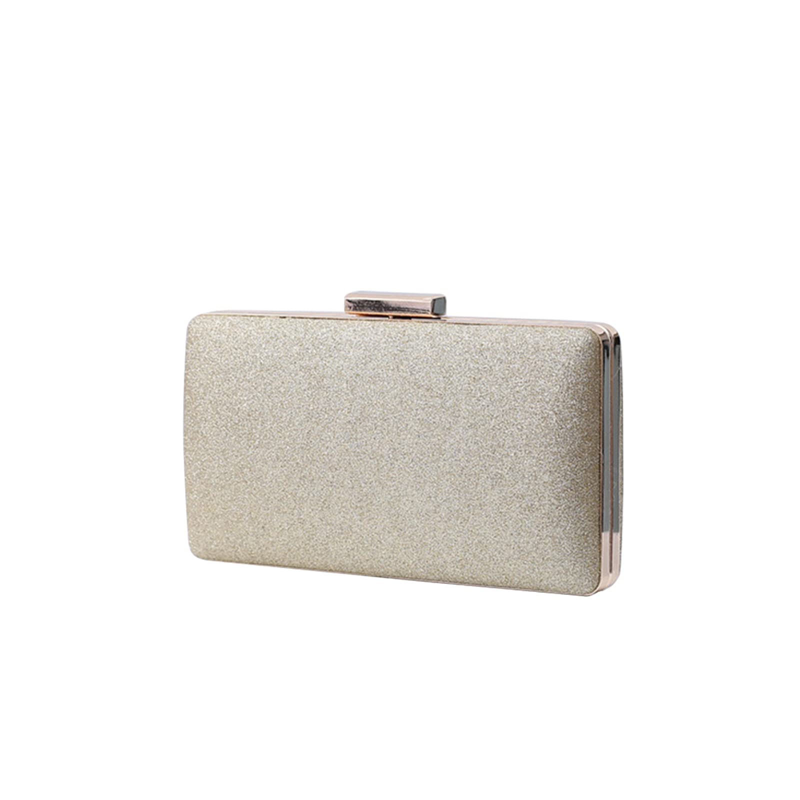 CORIOS Borsetta da Sera Donna Paillettes Clutch Bling con Catena - Pochette Piccola Elegante per Sposa, Cocktail, Festa, Ballo, Cerimonia - Tracolla Oro