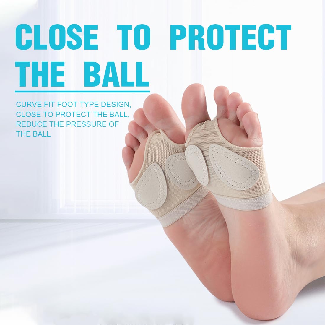 Almohadillas para Danza Anti-derrp para Niños y Adultos, Protección para Pies Ballet Yoga Gimnasia