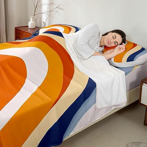 Miniatura 10 de Erosebridal Sábanas matrimoniales de mármol azul, sábanas y fundas de almohada, sábanas de arte abstracto, juego de sábanas de acuarela de arte