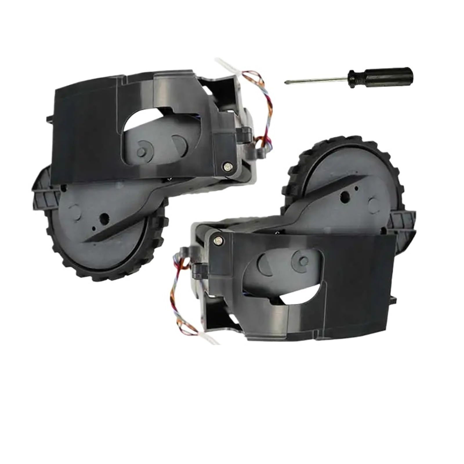 Roues gauche et droite pour Roborock S6 S61 S65 avec tournevis de rechange