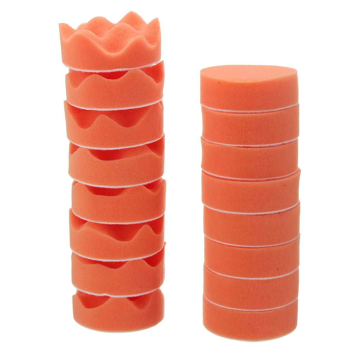 KingLan 28 sztuk 8 cm woskowanie bufing polerowanie gąbka zestaw zestaw polerskich podkładek polerskich