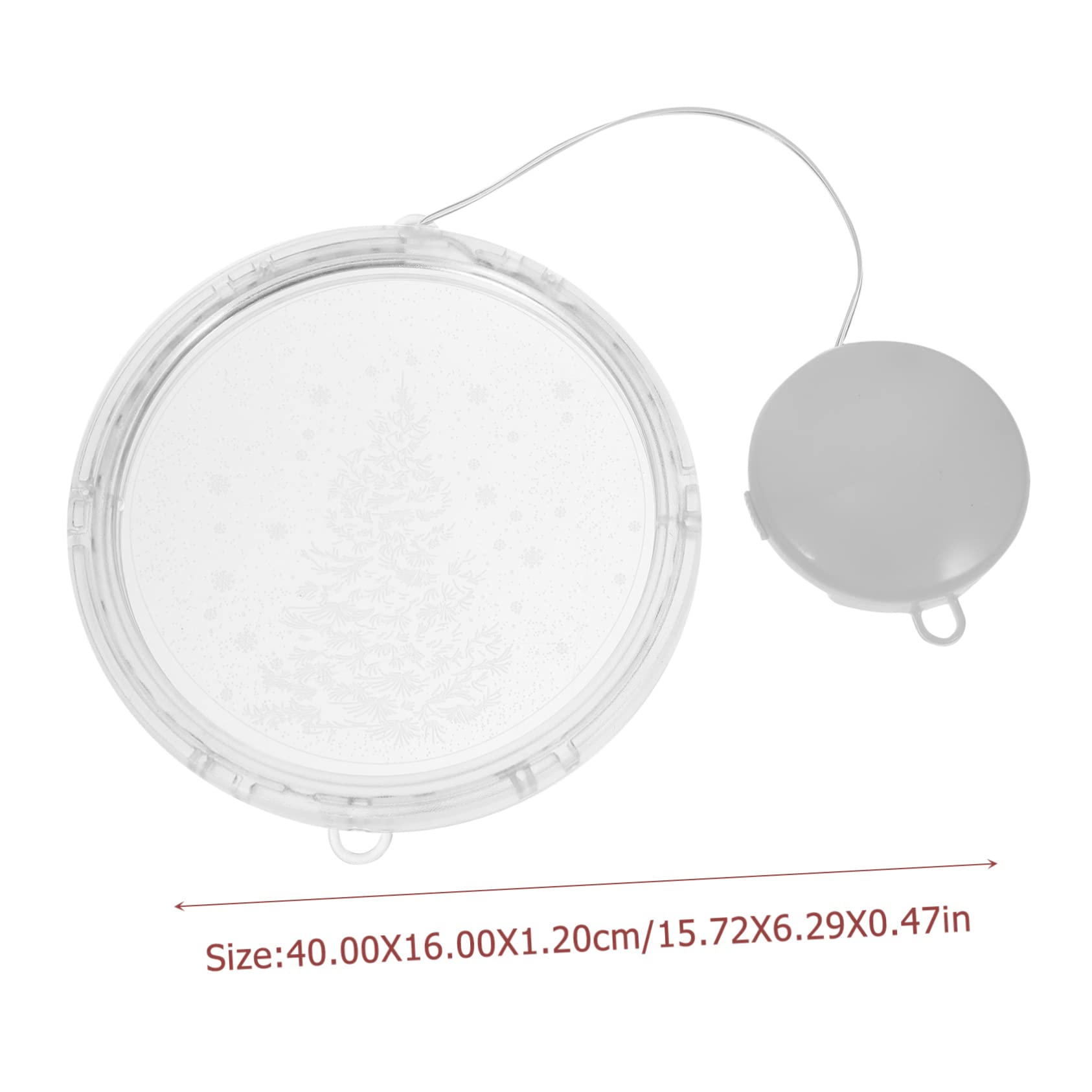 KICHOUSE Hollow Christmas Tree Decorations Led Suction Cup Lights for Windows Holiday Party Decorations