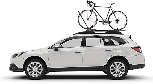 Yakima Rooftop Bike Rack Mount, Heavy-Duty Car & SUV Roof Carrier, FrontLoader, Black - Bicycle Storage Equipment and Accessories for Vehicles