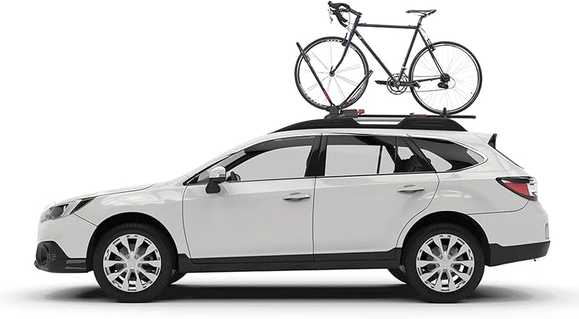 Yakima Rooftop Bike Rack Mount, Heavy-Duty Car & SUV Roof Carrier, FrontLoader, Black - Bicycle Storage Equipment and Accessories for Vehicles