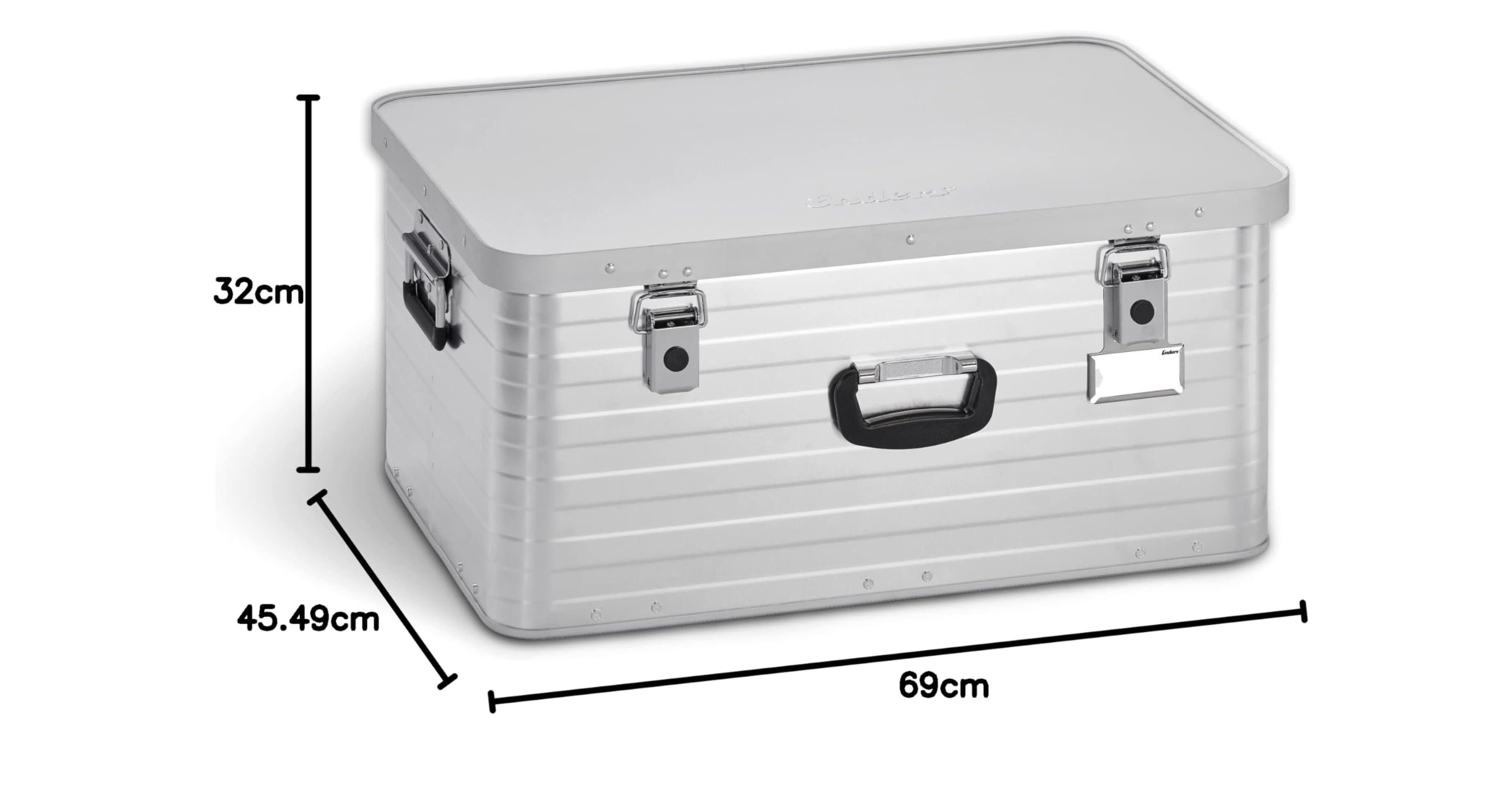 Enders 3900 Boîte en Aluminium 69,4 x 45,7 x 31,5 cm 80 l