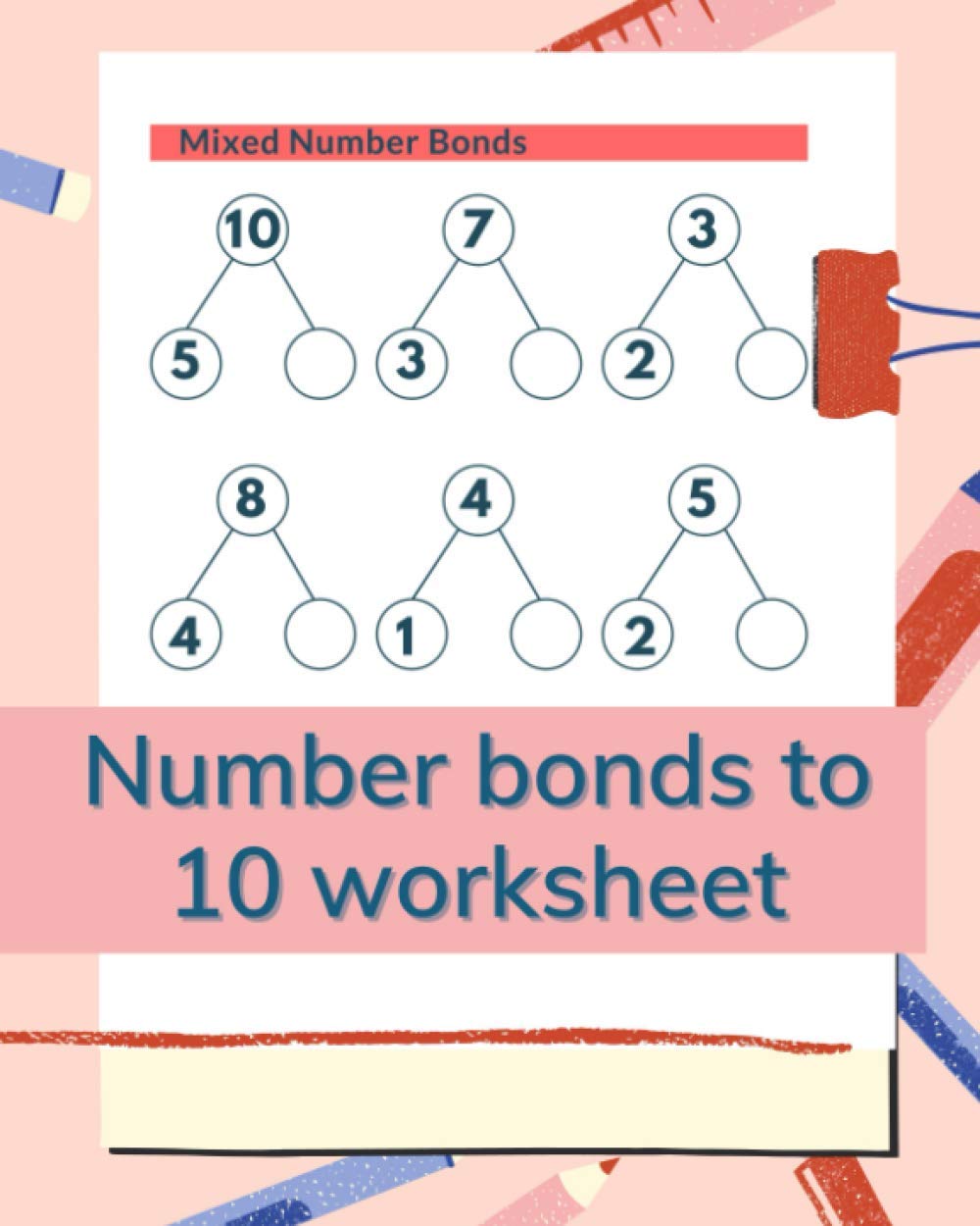 Number bonds to 10 worksheet