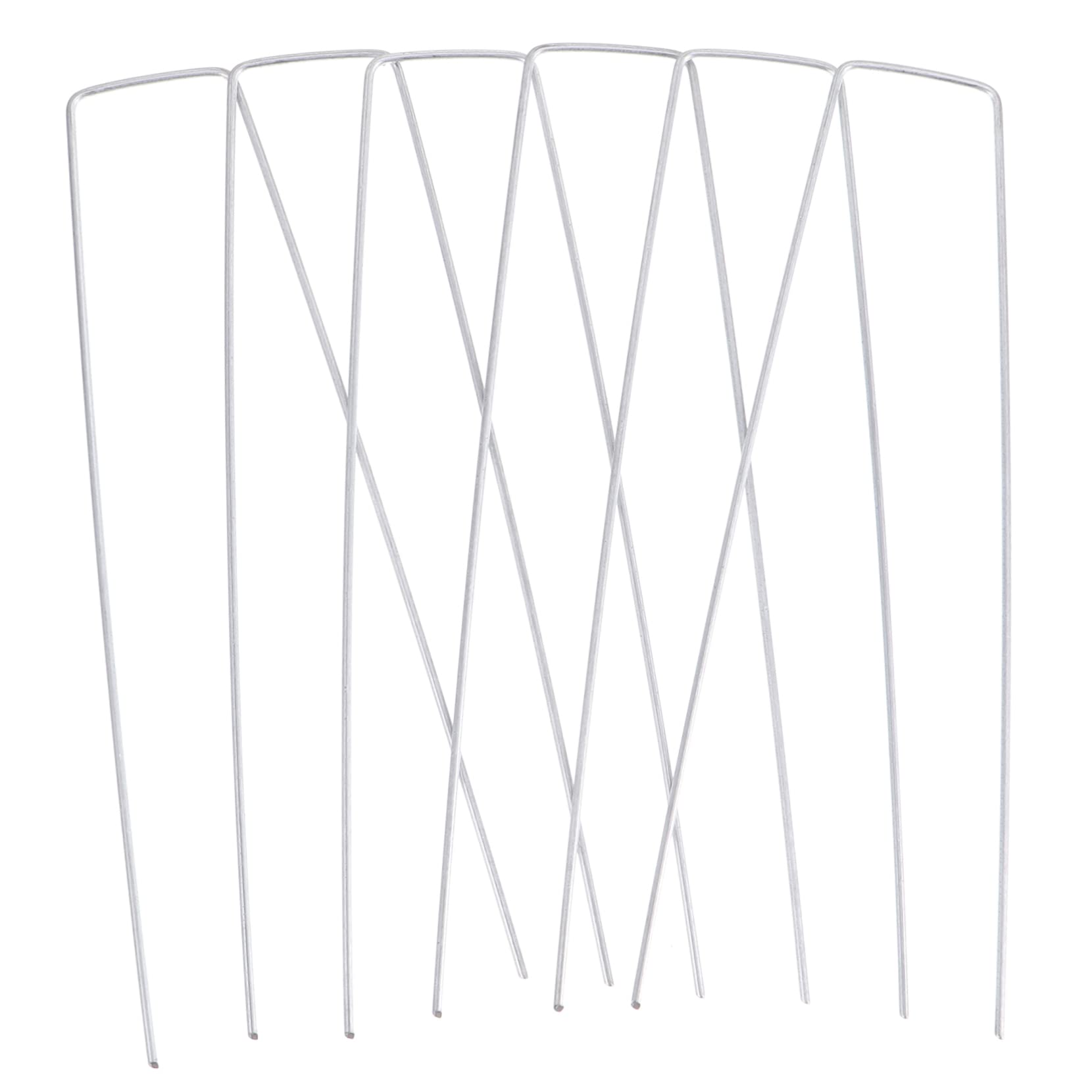 100pezzi U-shaped Lawn Turf Pegs Chiodi Per Giardinaggio Fissaggio Tappeti Erbosi Strumento Per Resistente e Facile Usare