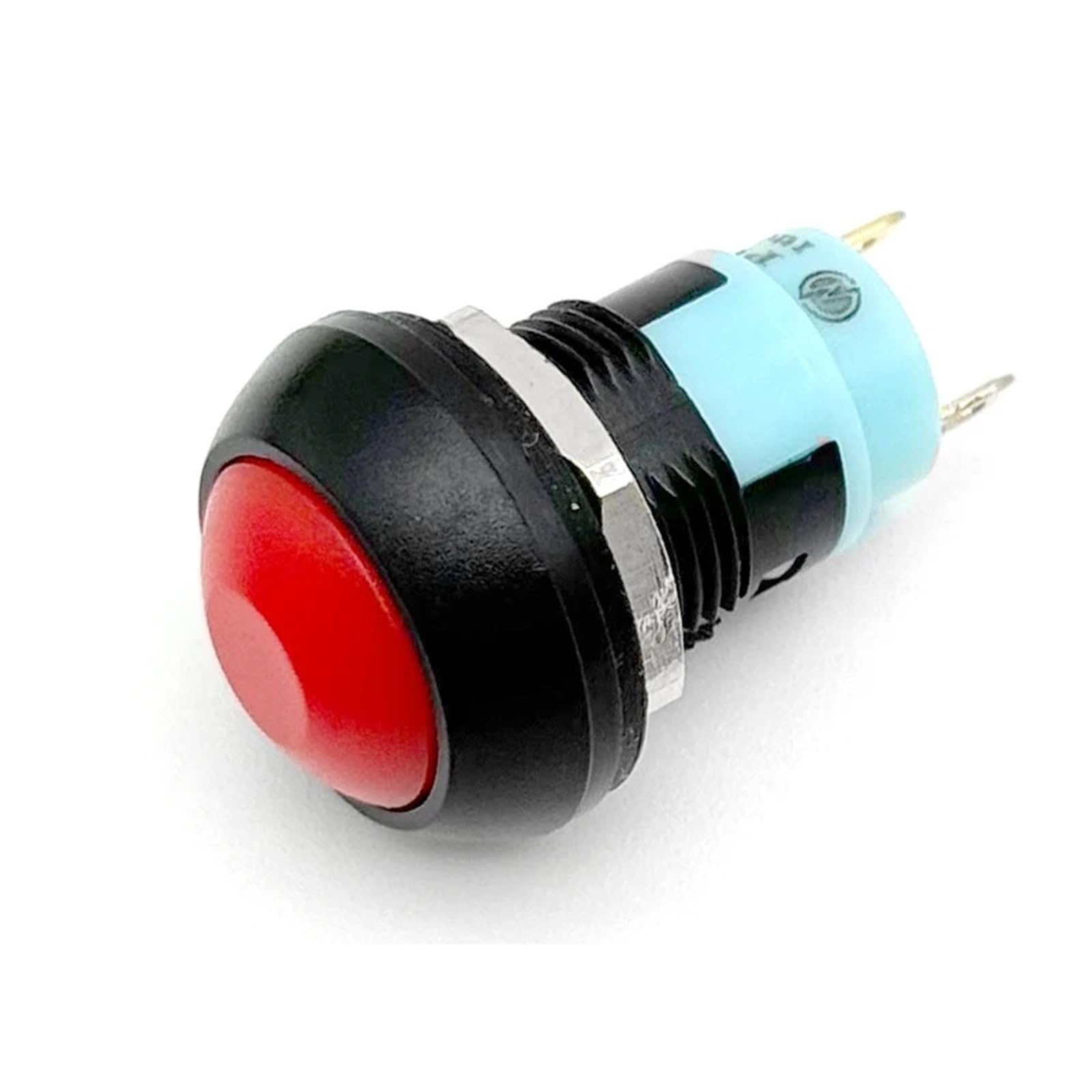 5/20/100PCS PBS-33B 2Pin Mini Switch 12mm 12V 1A Wodoodporny Chwilowy Przełącznik Przyciskowy Reset Blokada(Red Locking,20PCS)