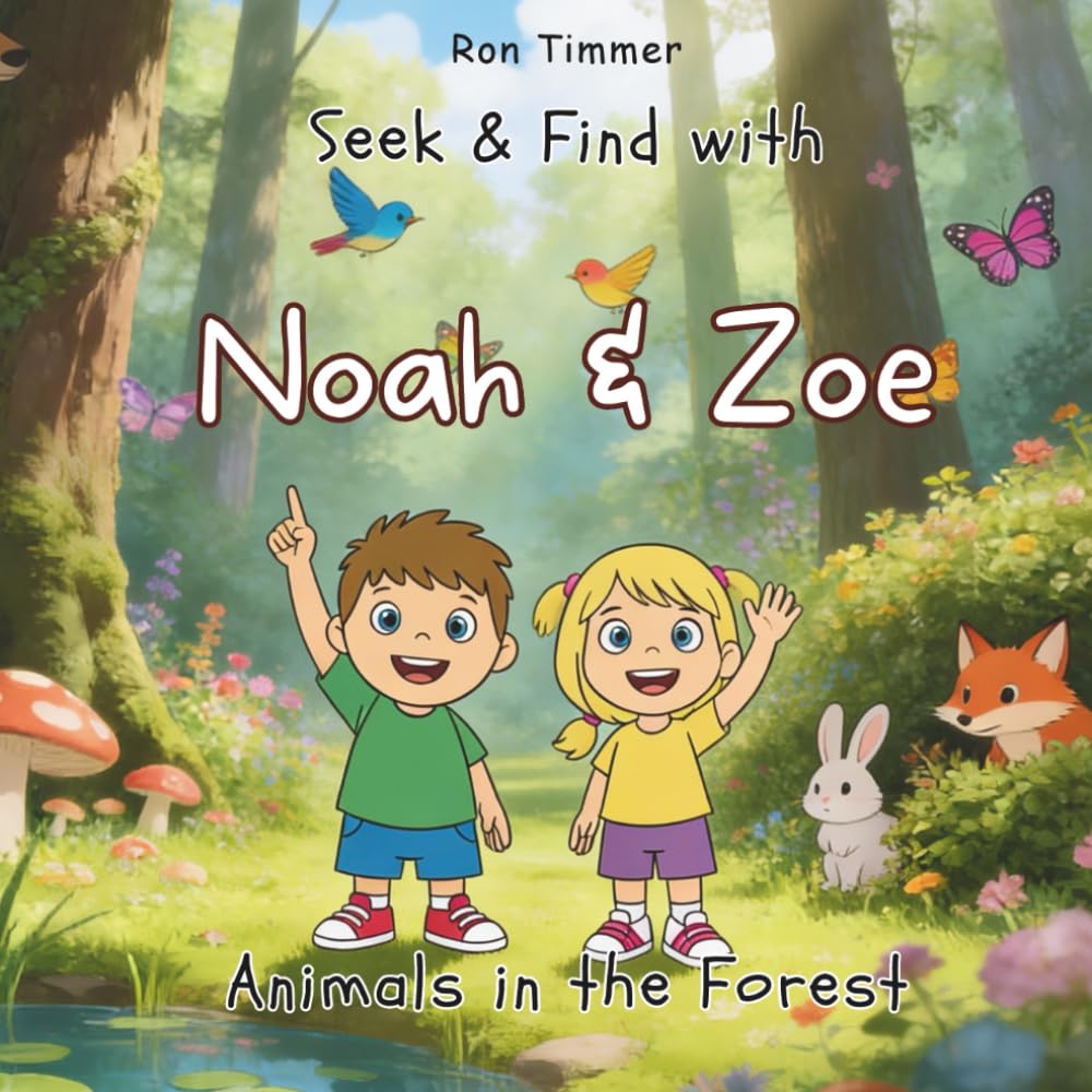 Seek & Find with Noah & Zoe: Animals in the Forest